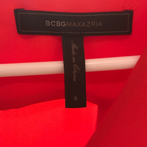 Elegant red dress with pockets - Picture 5 of 5